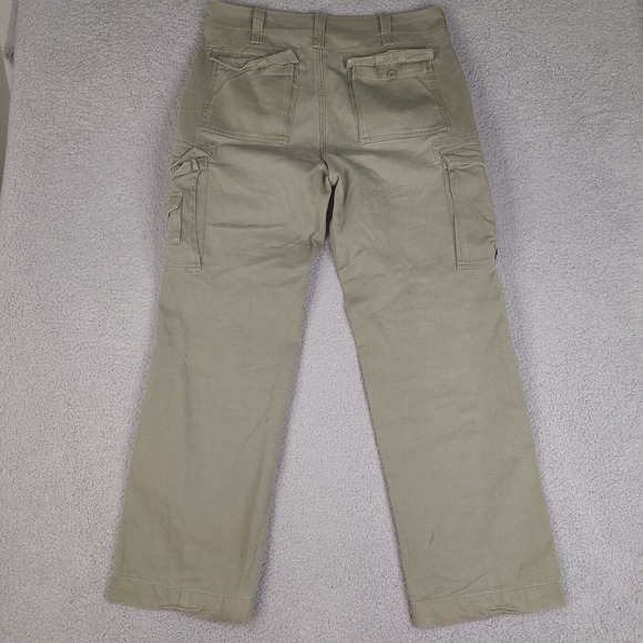 Fossil Brand Cargo Pants Mens 36x33 Green Utility Pockets Cotton‎ - Picture 8 of 16